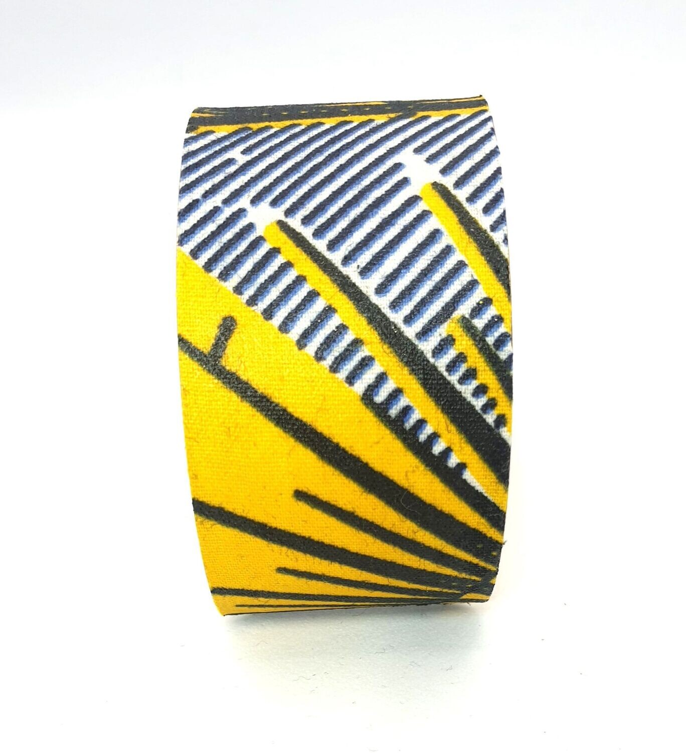 Manchette large Thalya
Jaune, blanc et noir