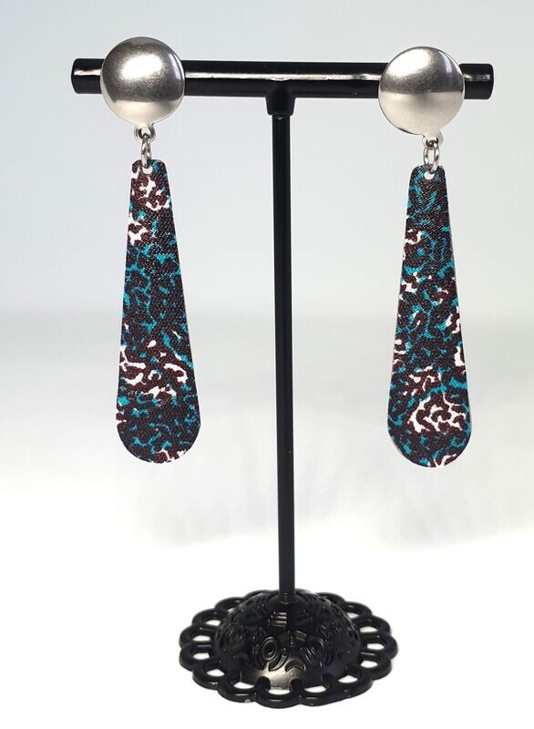 Boucles d'oreilles Kilia
Vert à motifs