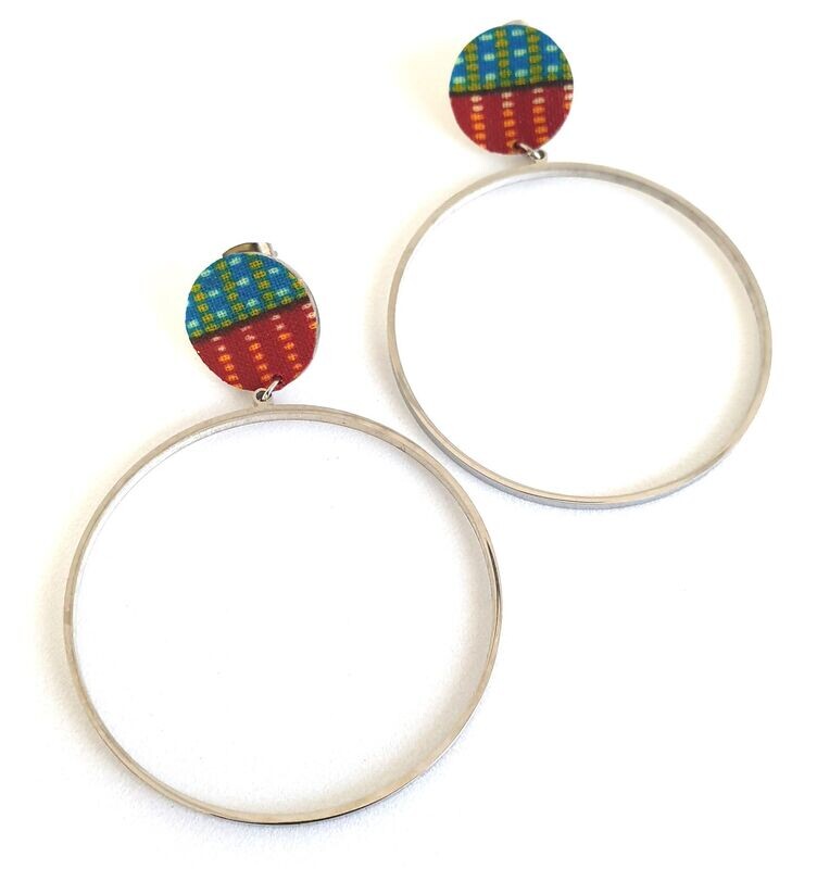Boucles d'oreilles Créole
Vert et rouge Boucles d'oreilles Créole
Vert et rouge