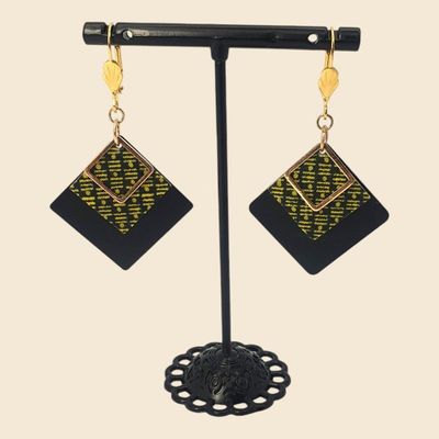 Boucles d'oreilles carré Yéléma