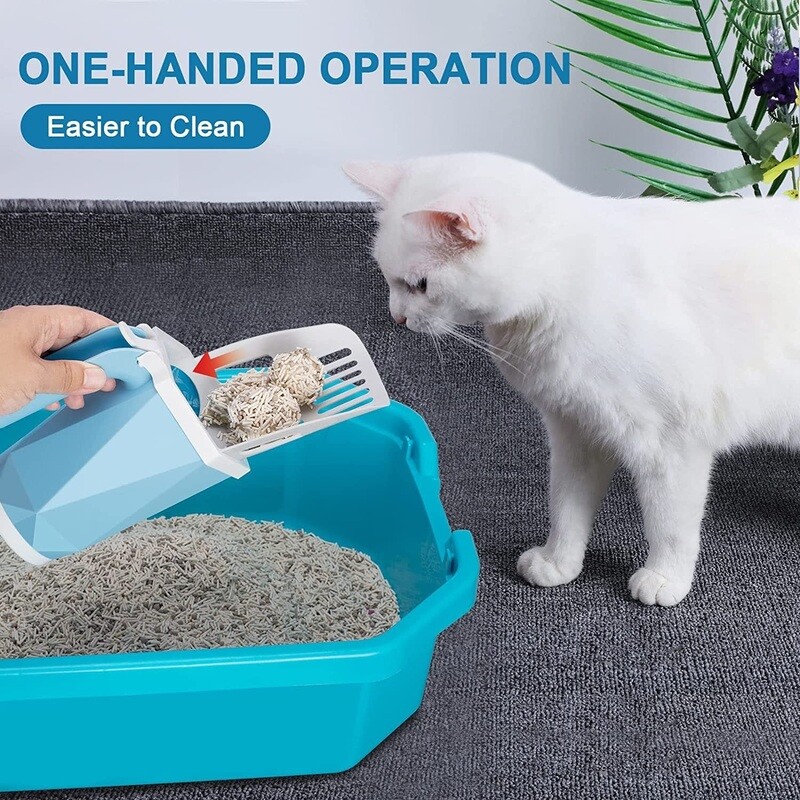 Cat Litter Shovel Pooper Scooper with Litter Box