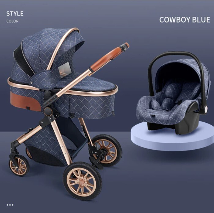 Luxury 3-in-1 Baby Stroller