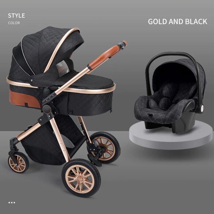 Luxury 3-in-1 Baby Stroller