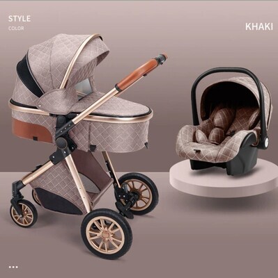 Luxury 3-in-1 Baby Stroller