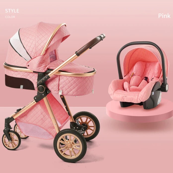 Luxury 3-in-1 Baby Stroller