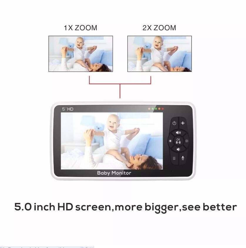 Baby Monitor with Camera and Audio