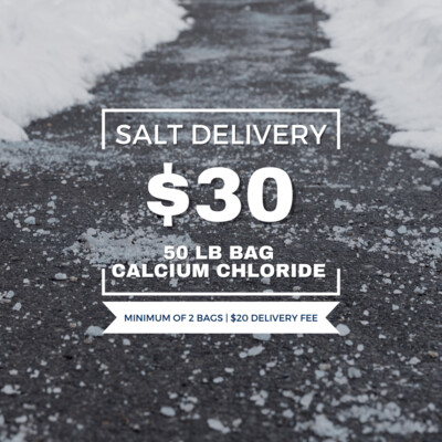 $30 Calcium Chloride - 50lb Bag X2