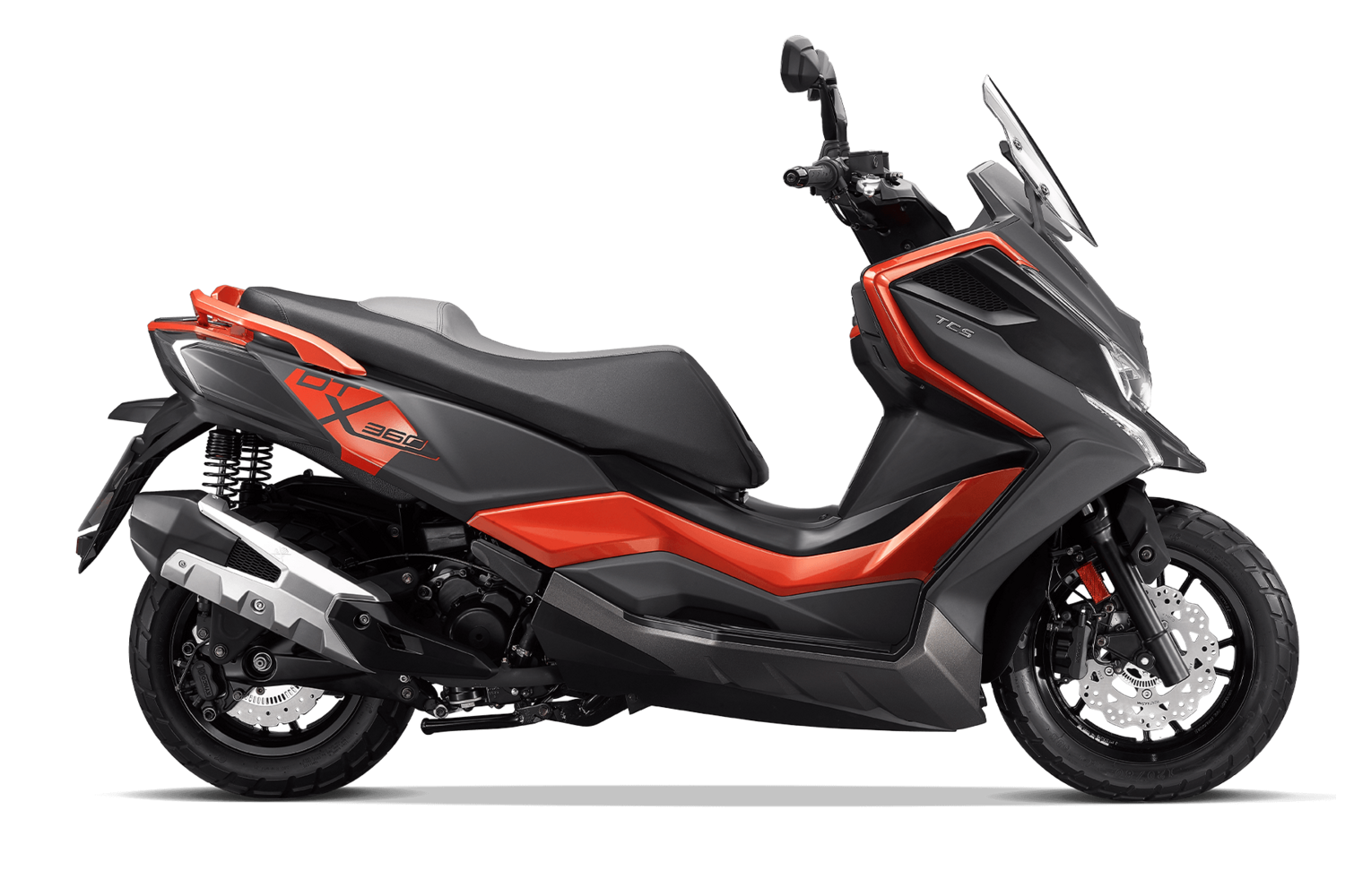 Kymco DT X360 350i ABS (matt schwarz/orange)