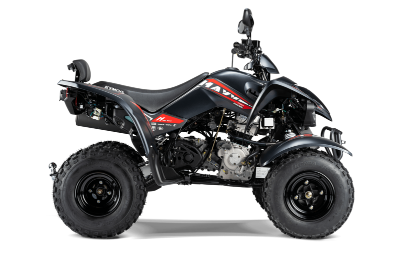 Kymco MAXXER 300 T Offroad LOF (Matt Gray Metallic Red Decor)