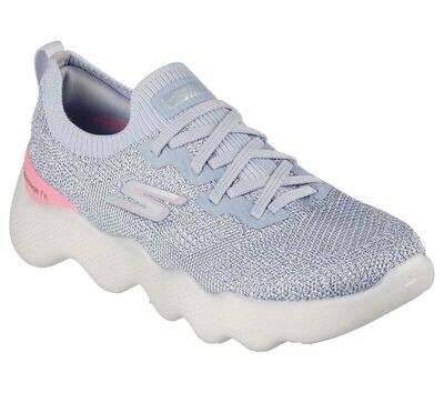 Skechers Go Walk Massage Fit - Upsurge - Gray / Pink - Scarpe Donna