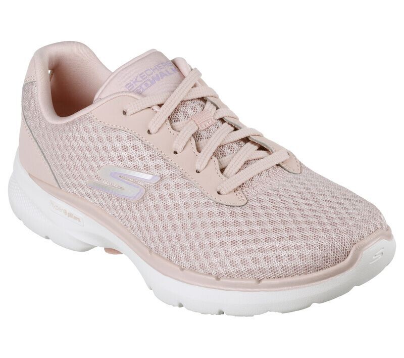 SKECHERS GO WALK 6 Iconic Vision Mauve Scarpe Donna Lilly Scarpe