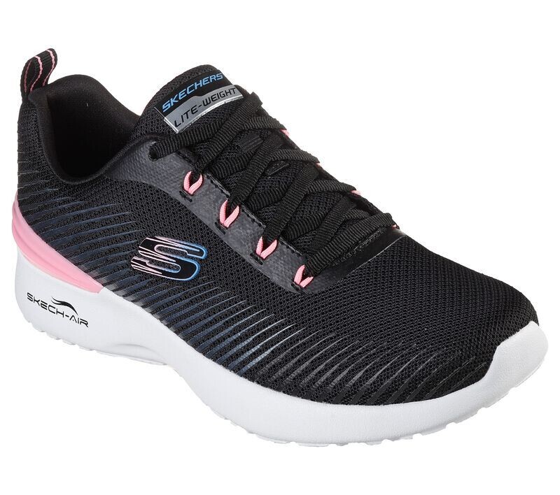 Skechers Skech-Air Dynamight - Luminosity - Black/Pink - Scarpe Donna