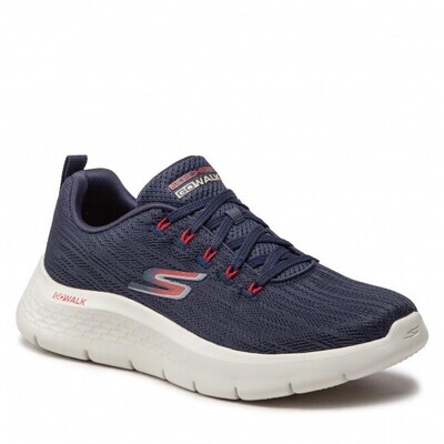 Skechers Go Walk Flex - Quota - Navy/Red - Scarpe Uomo