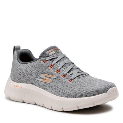 Skechers Go Walk Flex - Quota - Gray/Orange - Scarpe Uomo