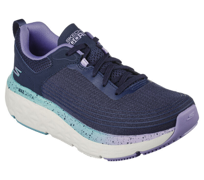 Skechers Max Cushioning Delta - Sunny Road - Navy / Purple - Scarpe Donna