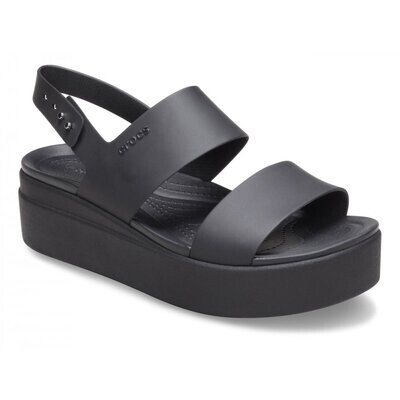 Crocs Brooklyn Low Wedge W Black/Black - Scarpe Donna