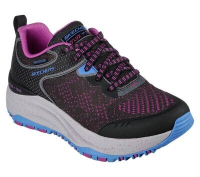Skechers D&#39;Lux Trail - Round Trip - Black/Purple - Scarpe Donna