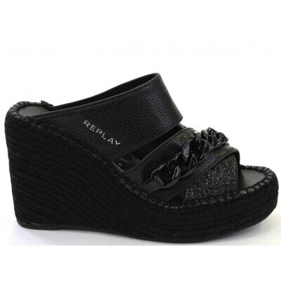 Replay Jess Chain Black - Scarpe Donna