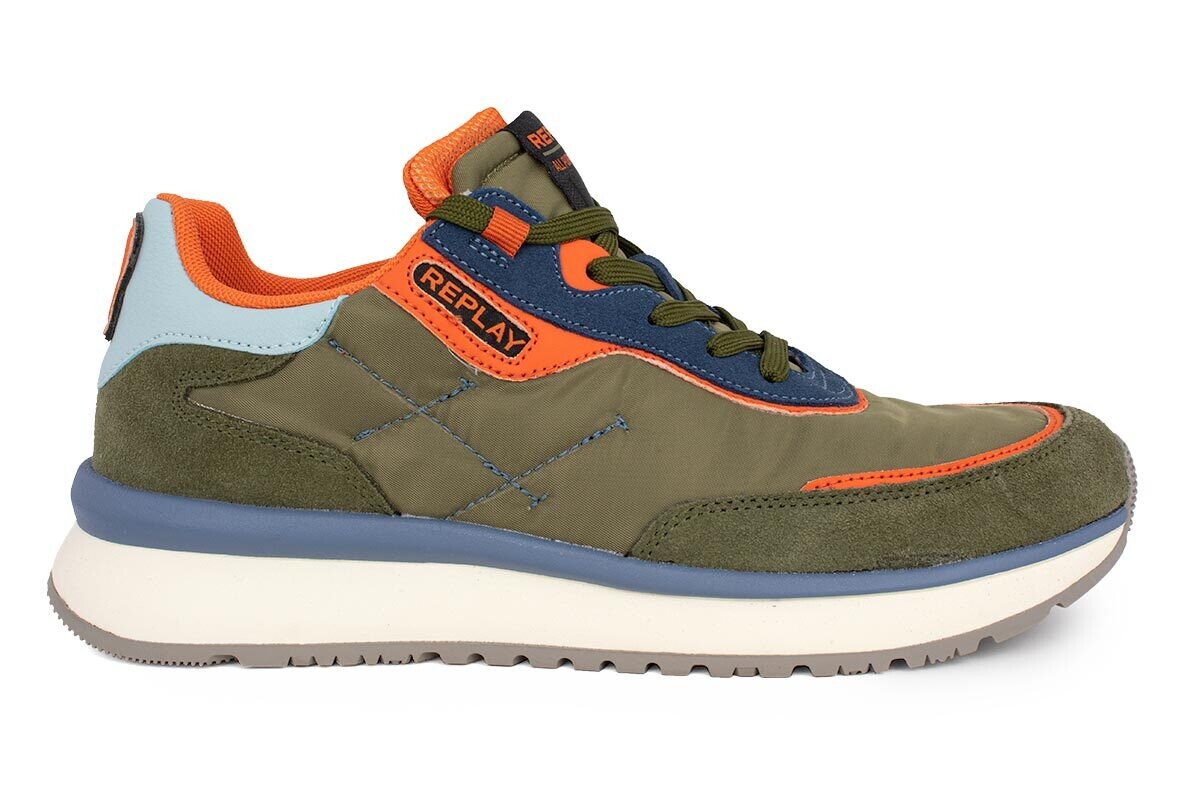 Replay Future Run - Kaki Orange - Scarpe Uomo