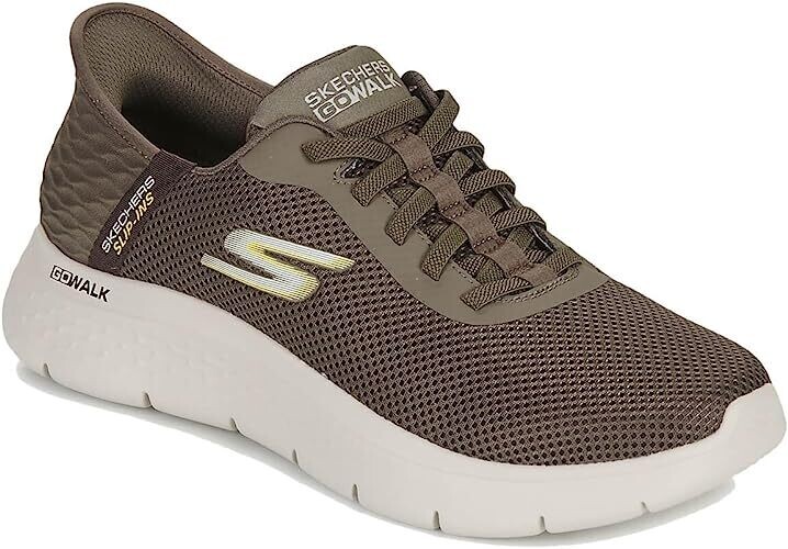 Skechers Go Walk Flex - Hands Up - Brown - Scarpe Uomo