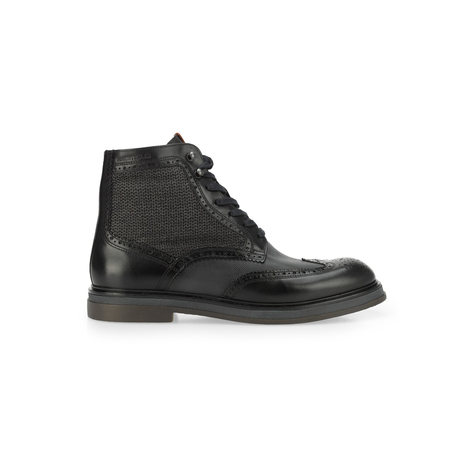 Ambitious BRT Mixed Brogues Black Combi - Scarpe Uomo