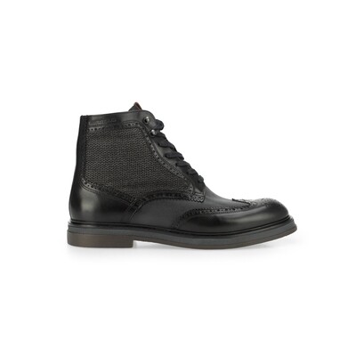 Ambitious BRT Mixed Brogues Black Combi - Scarpe Uomo
