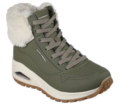 Skechers Uno Rugged - Fall Air - Olive - Scarpe Donna