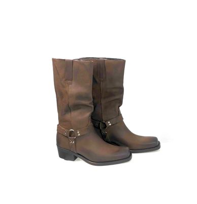 Kharisma Stivale Marrone con Fibbia - Scarpe Donna