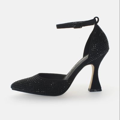 Kharisma Decollete in Strass Nero - Scarpe Donna