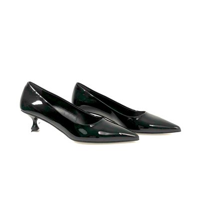 Margot Loi Décolleté Basso Vernice Nera - Scarpe Donna