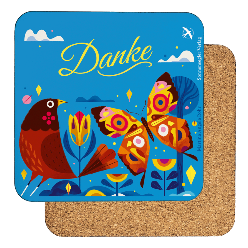 „Danke“ Untersetzer Premium