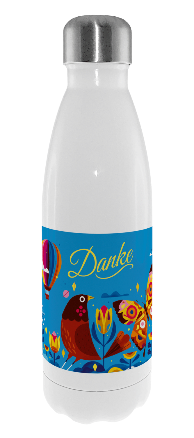 „Danke“ Flasche Hot & Cold