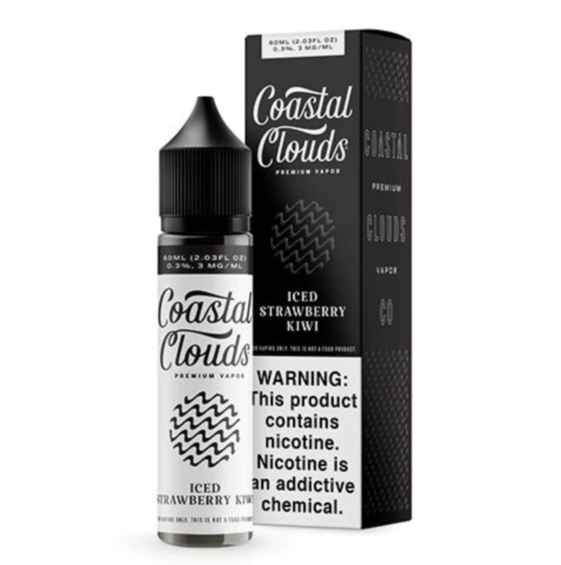 Coastal Clouds Salts - Iced Strawberry Kiwi 35mg