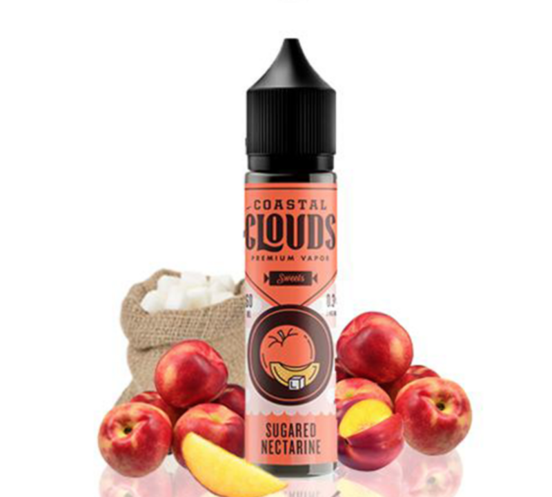 Coastal Clouds Salts - Sugared Nectarine 50mg