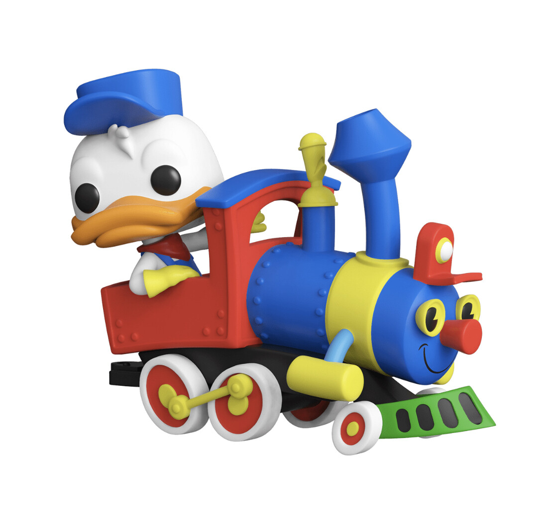 01 Donald Duck On The Casey Jr. Circus Train Attraction