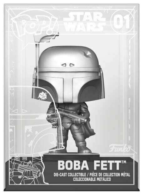 01 BOBA FETT DIE-CAST FUNKO EXCLUSIVE CHASE