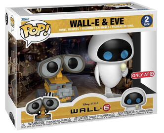 2 PACK WALL-E &amp; EVE TARGET