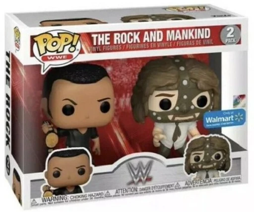 THE ROCK AND MANKIND ( 2 PACK)