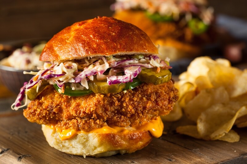 Burger de poulet