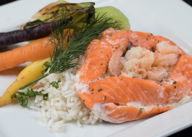 Truite farcie aux fruits de mer