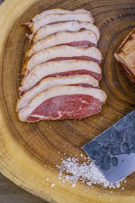 Poitrine de canard fumée