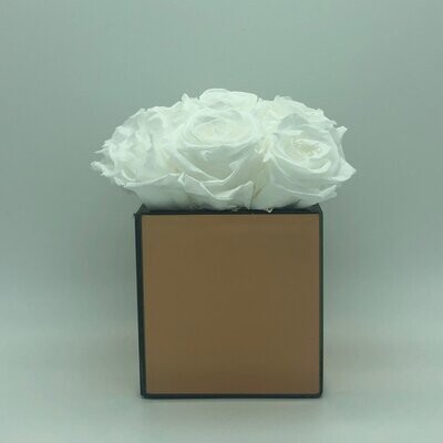 Rose gold mirrored Infini-cube