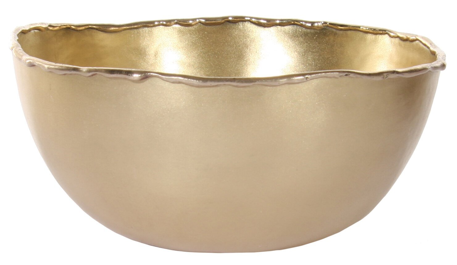 Gold Matte Bowl Vase