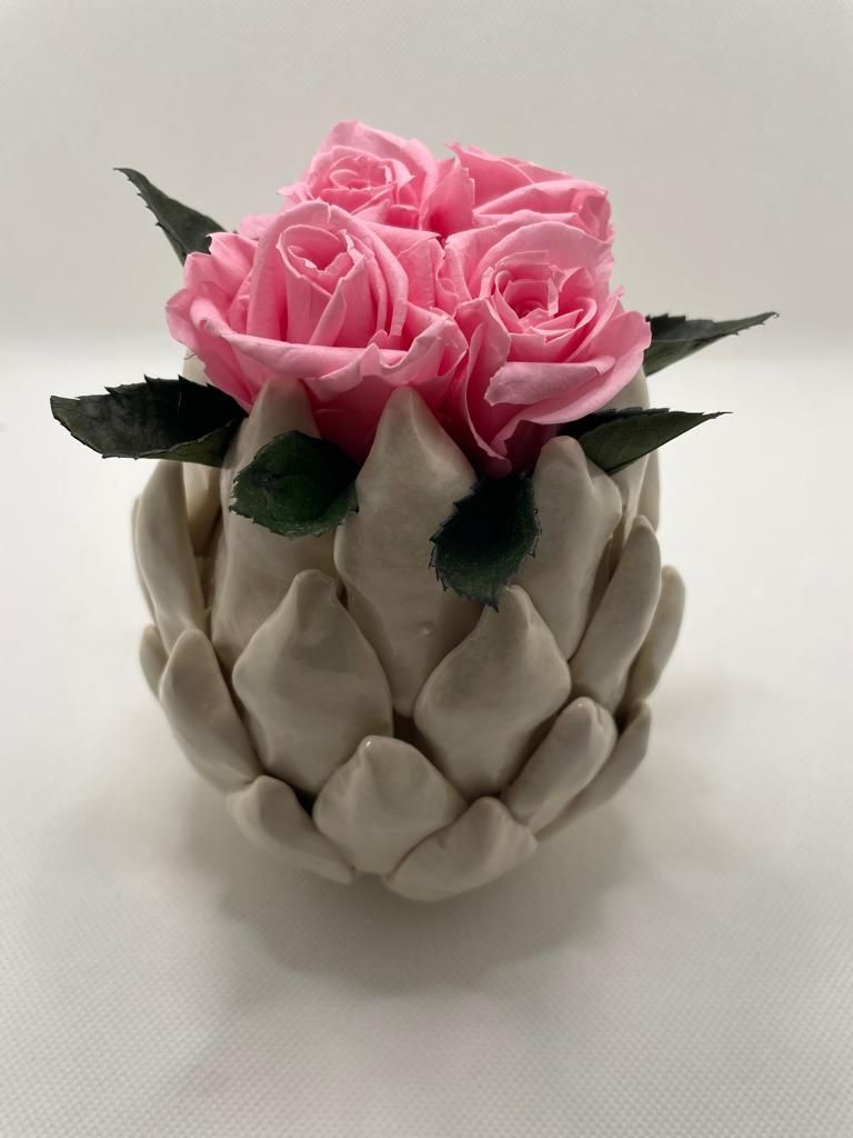 Ceramic Artichoke Vase