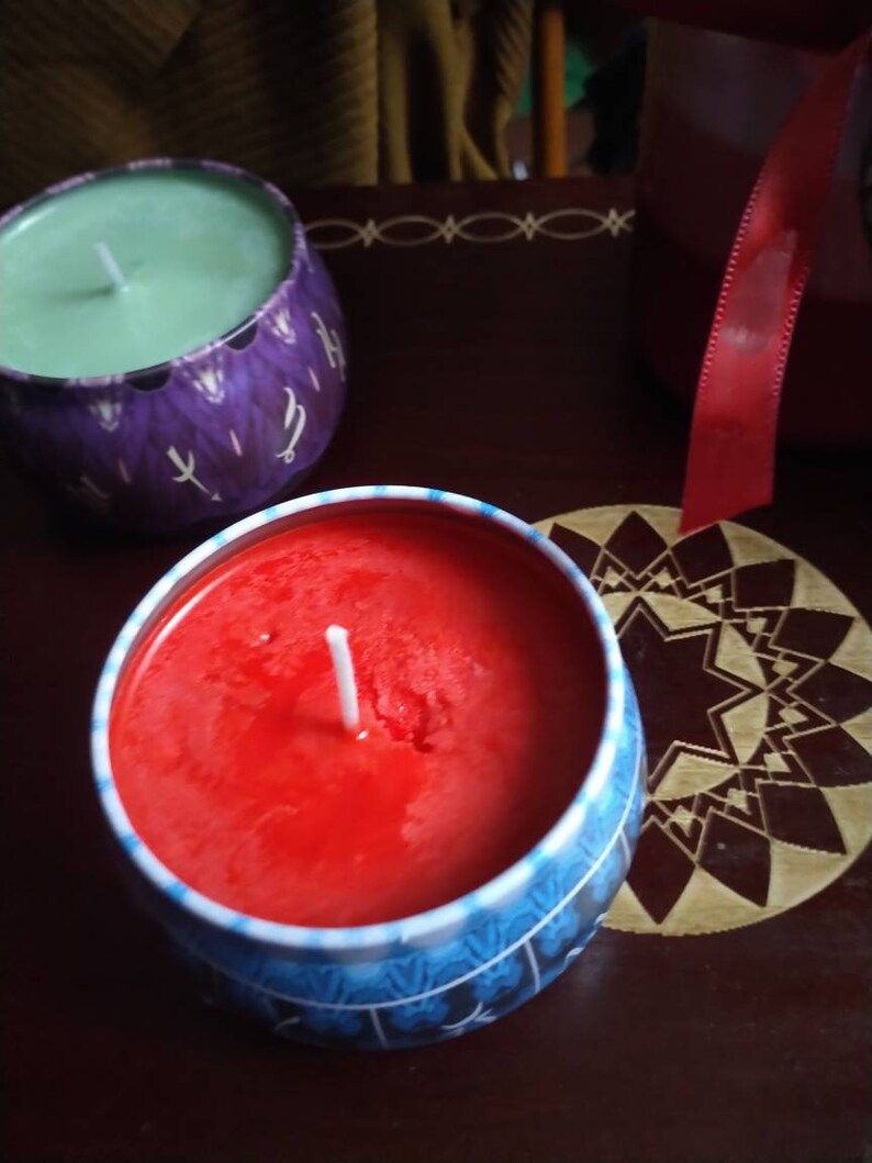 Candy Cane Surprise Container Candles