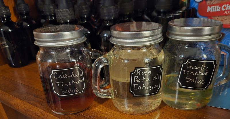Handmade Herbal Infusions and Tinctures