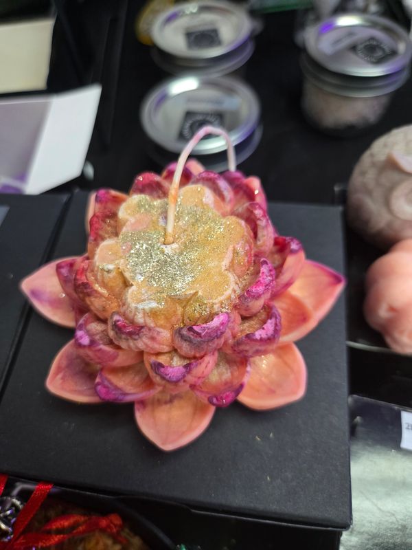 Lotus Flower Candle