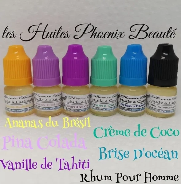Les Collections d&#39;huiles à cuticules
