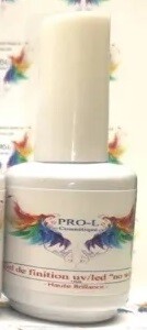 Gel de finissions uv/led haute brillance (15ml) top coat, formats: top haute brillance 15 ml
