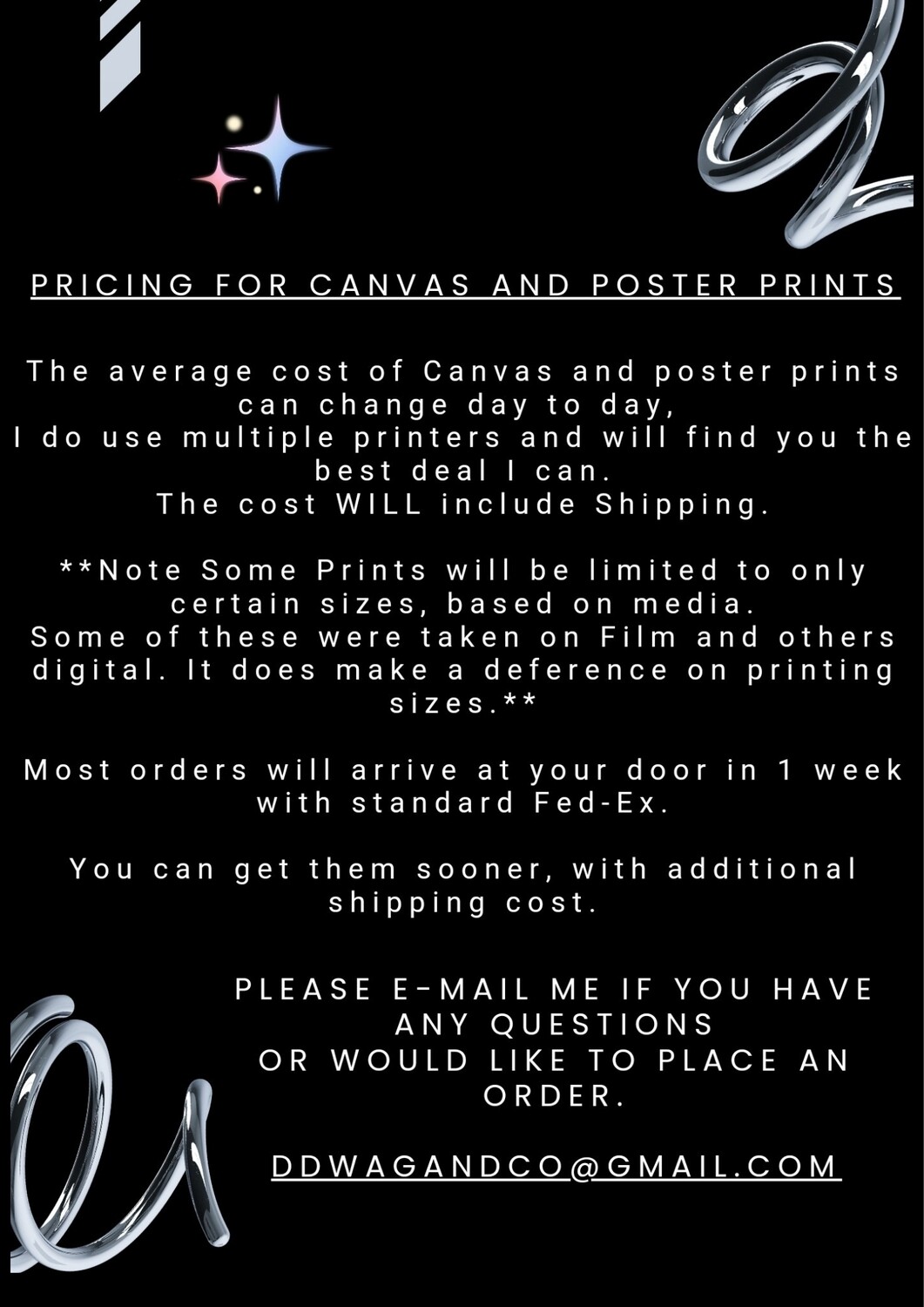 Canvas &amp; Poster Collection Portfolio